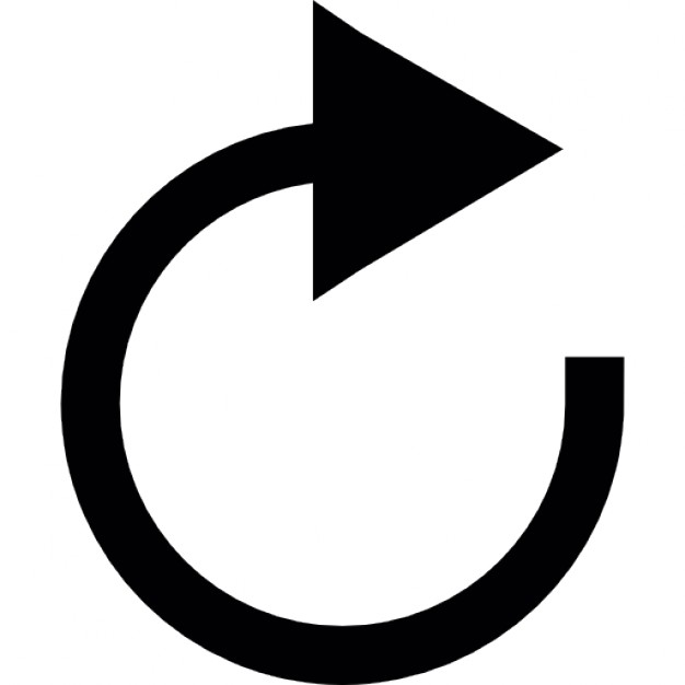 Arrow, circular, refresh content, IOS 7 interface symbol Icons ...