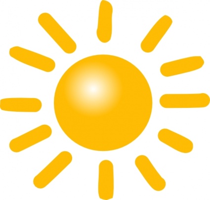 Sunny clipart images