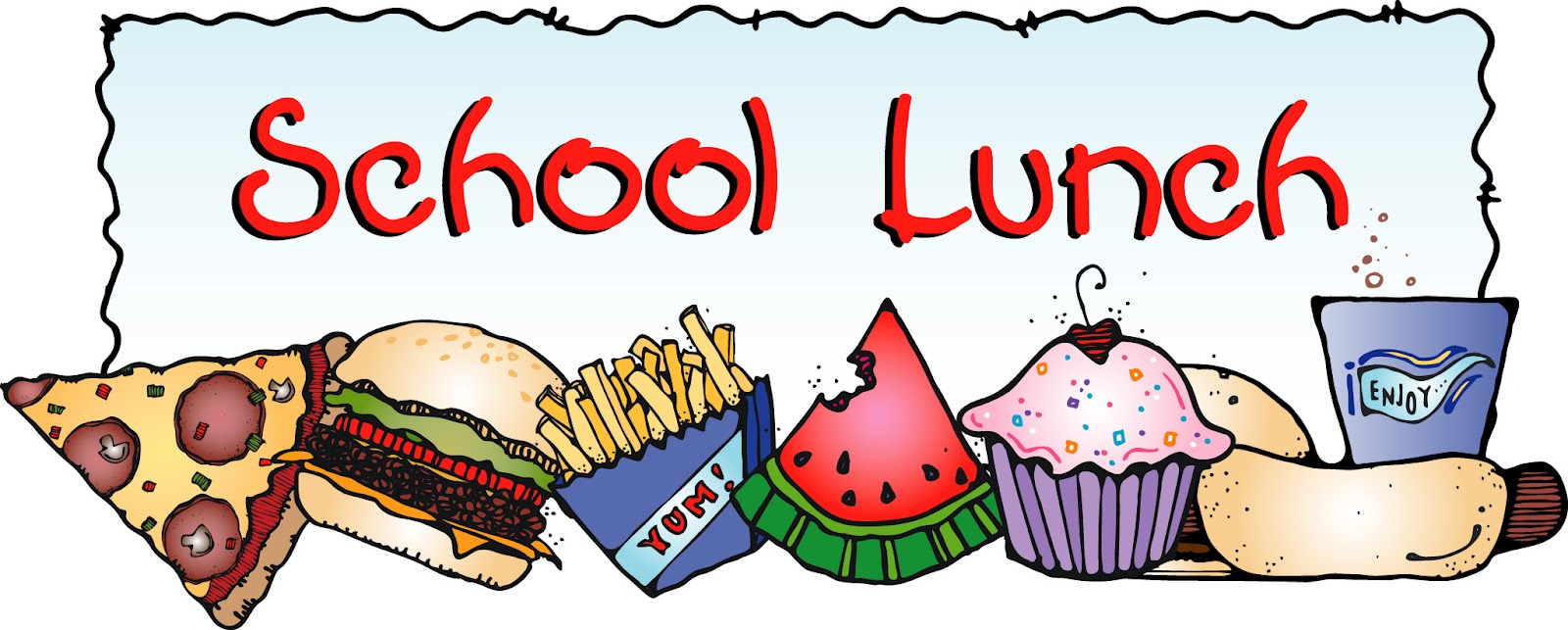 School cafeteria clipart free