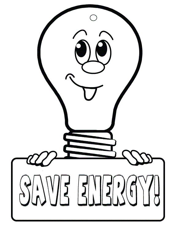 Energy Conservation Coloring Pages - Coloring Pages