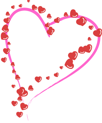mesemosttu: valentines hearts border