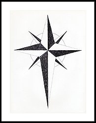 Northstar Drawing by Eric Forster