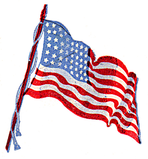 Obama With Us Flag Background - ClipArt Best