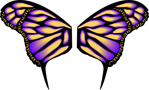 Butterfly Wings Clipart | i2Clipart - Royalty Free Public Domain ...
