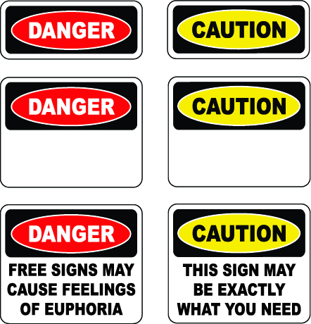 Free Hazard Signs And Safety Symbols - ClipArt Best