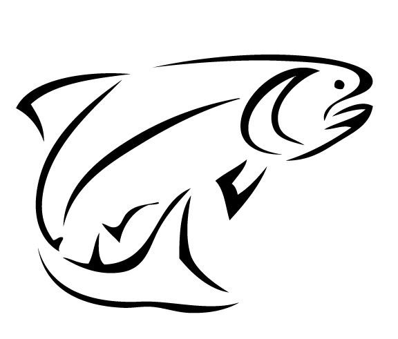 Best Photos of Trout Fish Template - Trout Fish Drawing Outline ...