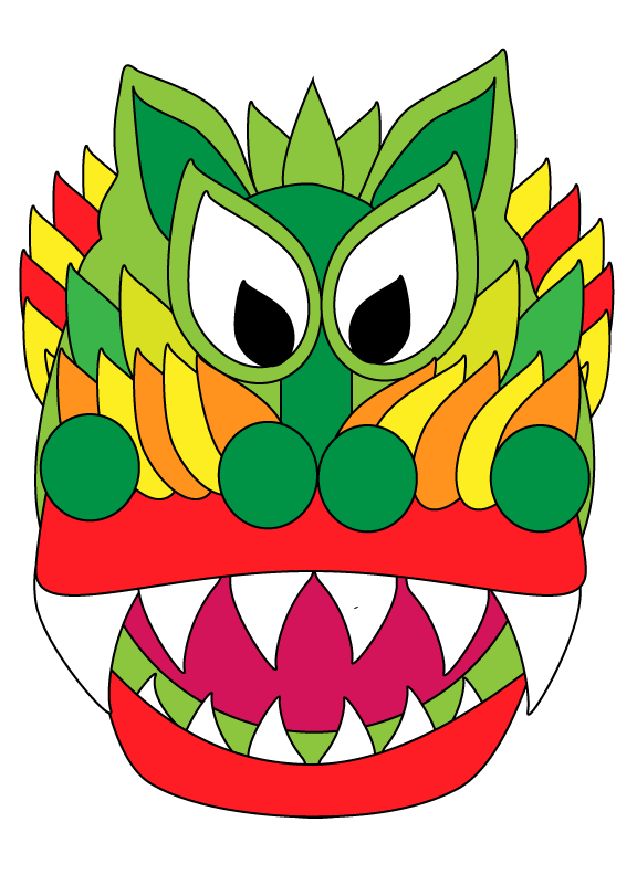 Chinese Dragon Face ClipArt Best