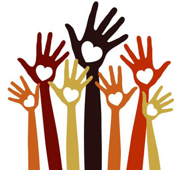 Helping hands clipart images