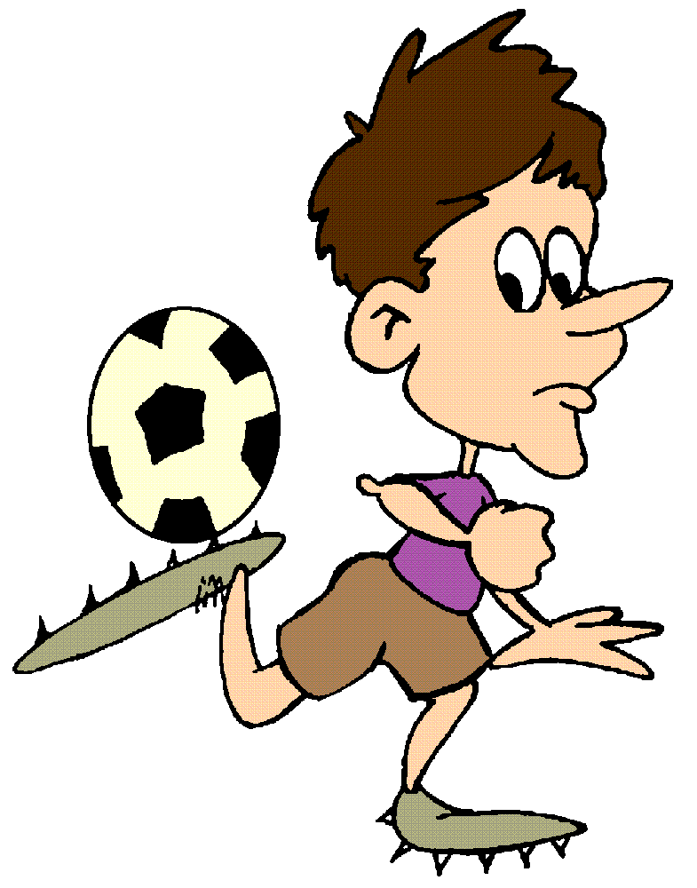 Cartoon Football Players Clipart