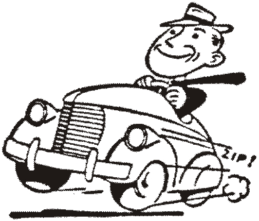Old Car Cartoon Clipart
