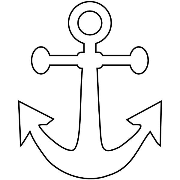 Ship anchor clipart