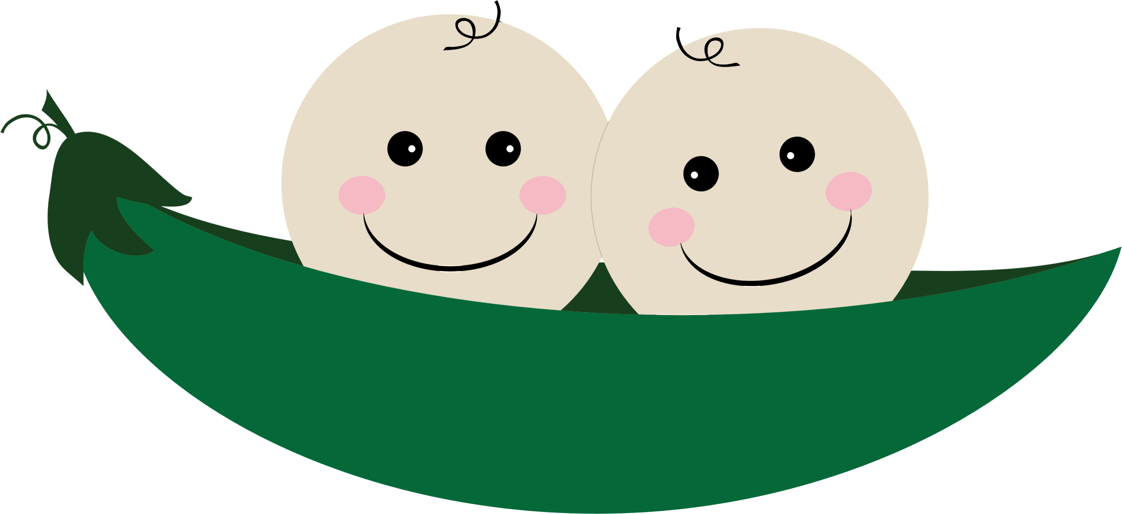 Clipart - Two Peas In A Pod 3