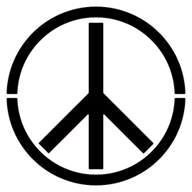 Peace Sign Stencil | Free Stencil Gallery