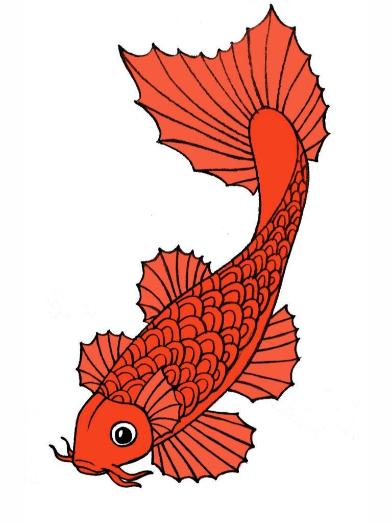 Koi Fish Cartoon