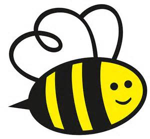 Cute bumble bee line art free clip art image #5040