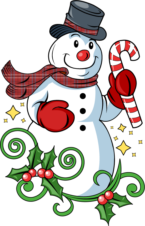 Free clip art snowman