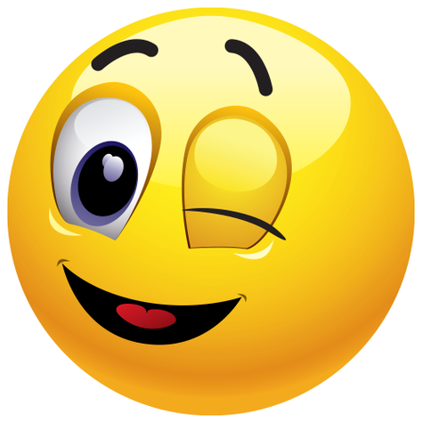 Winking Emoticon Facebook Symbols And Chat Emoticons Clipart ...
