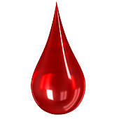 Drop of blood clipart