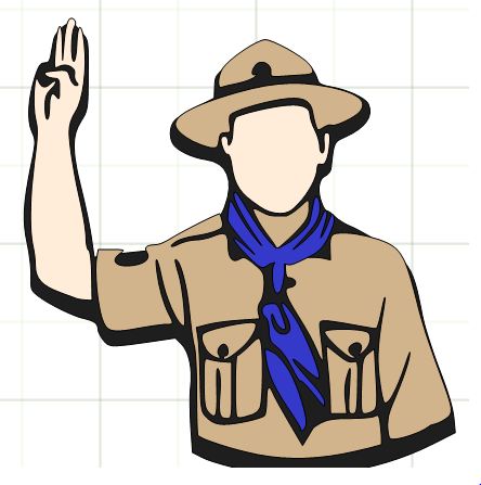 Clipart boy scout
