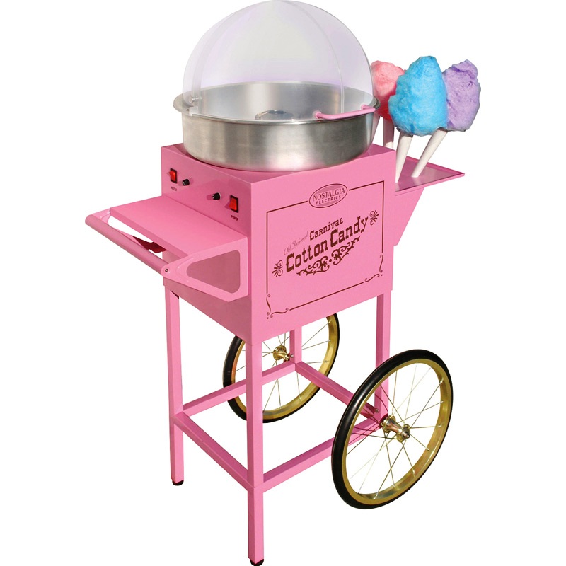 Commercial Cotton Candy Maker Floss Machine w/ Cart &amp; Stand ...