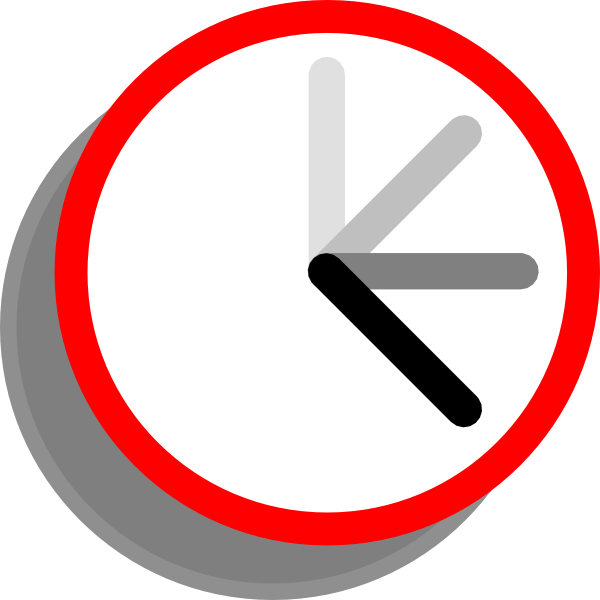 Animated clock clipart