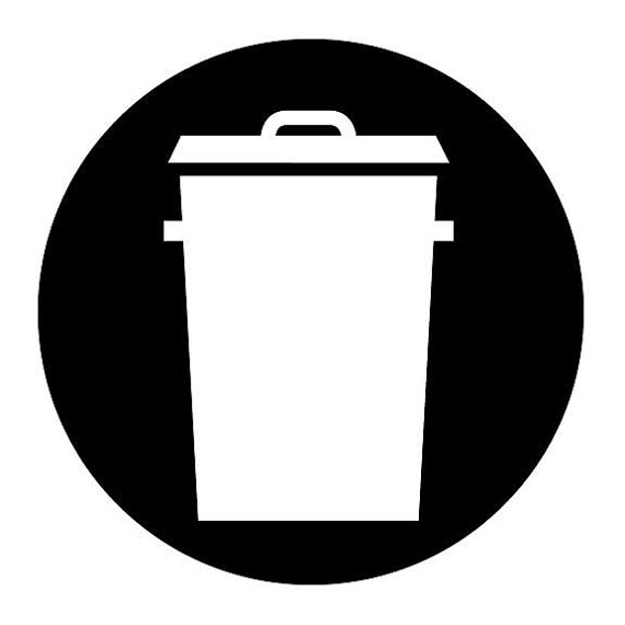 Trash Compost or Recycle Symbols on Reusable by PearlDesignStudio