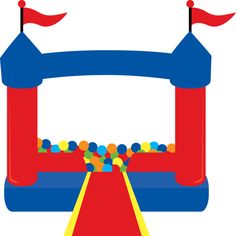 Carnival Bounce House Clipart