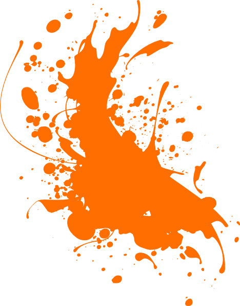 Orange Paint Clip Art - vector clip art online ...