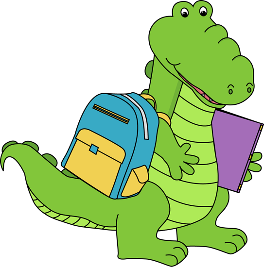 Alligator For Teachers Clipart