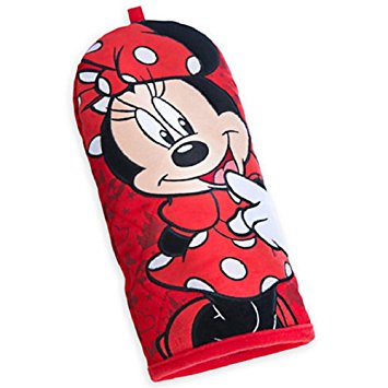 Amazon.com: Disney Parks Minnie Mouse Oven Mitt Hot Pad Pot Holder ...