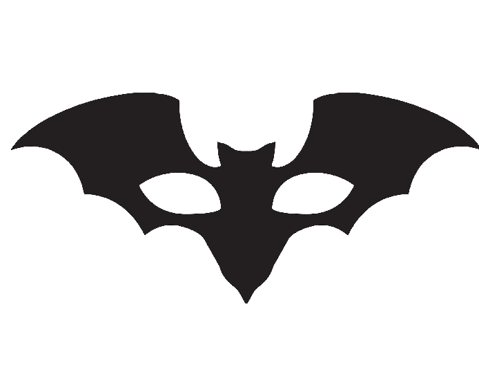 Black Bat Mask Template - ClipArt Best