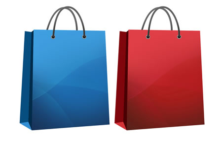 Shopping Bag PSD full size free image icon download