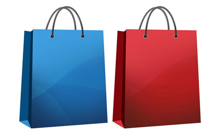 472 views Shopping Bag PSD full size free image icon download