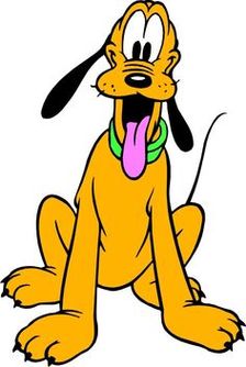 Pluto The Dog With Bone Clipart - Free to use Clip Art Resource