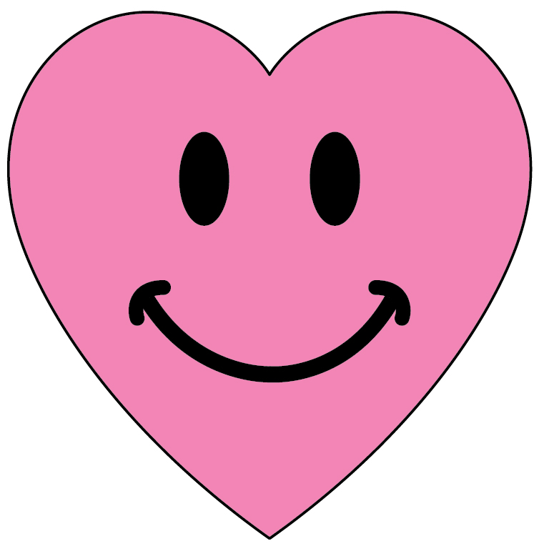 Hearts With Smily Faces - ClipArt Best