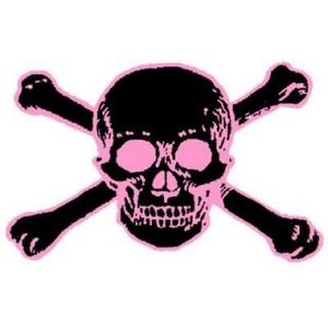 Pink Skull And Crossbones - ClipArt Best