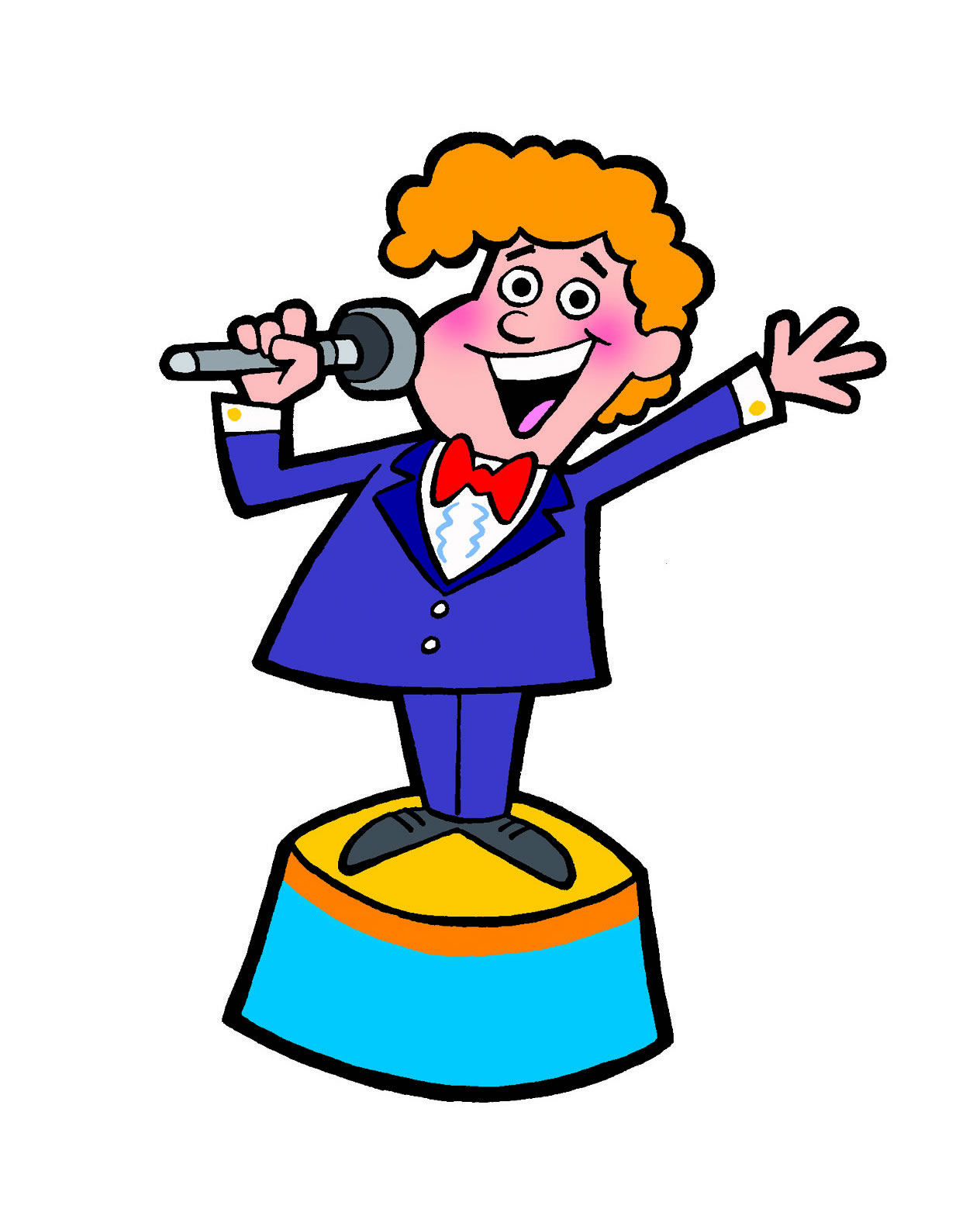 Stand Up Comedian Clipart