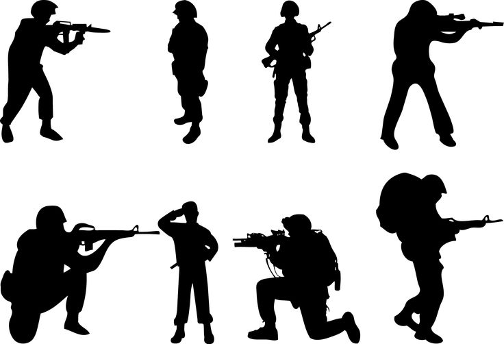 Military vector graphics on vector graphics clipart image #31216