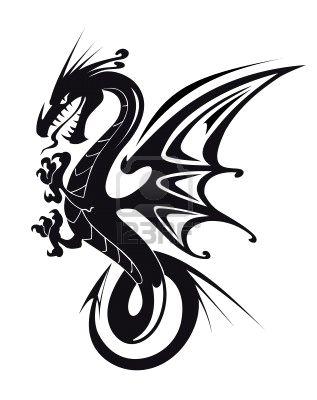 Black Dragon Tattoos And Designs