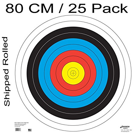 Amazon.com : Archery 40cm & 80cm Targets by Longbow : Sports ...
