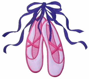 Ballet Shoes Clipart