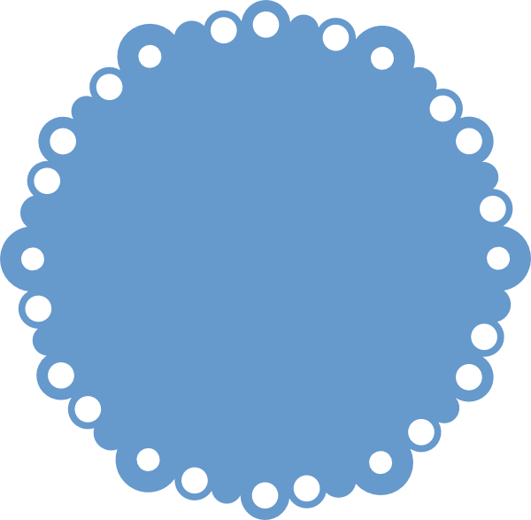 Scalloped Circle Clipart