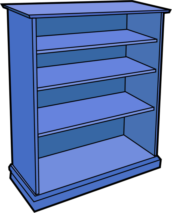 Bookcase Clipart