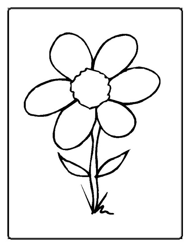 Coloring Pages Of A Flower