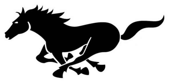 Mustang horse clipart