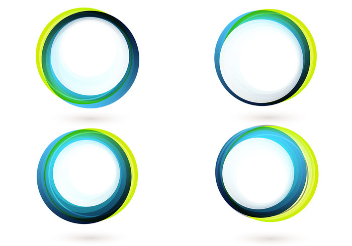 Colorful Circle Banner Vector Pack - Download Free Vector Art ...