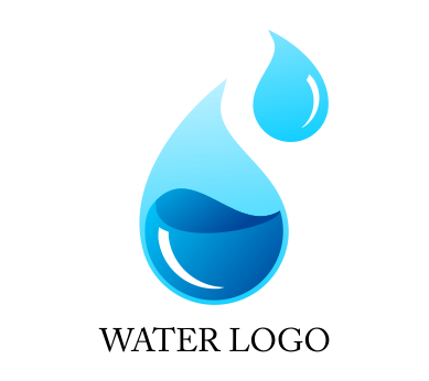 Vector water drop logo inspiration download | Vector Logos Free ...