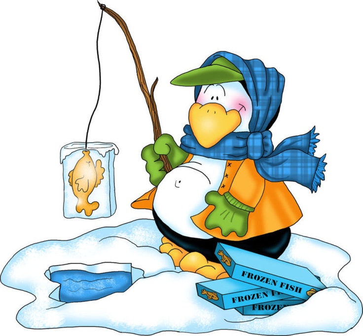 Ice Fishing Clip Art