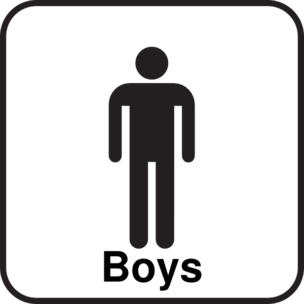 Boys And Girls Bathroom Signs - ClipArt Best