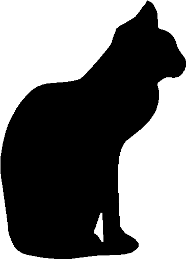 Cat Silhouette Pattern - ClipArt Best